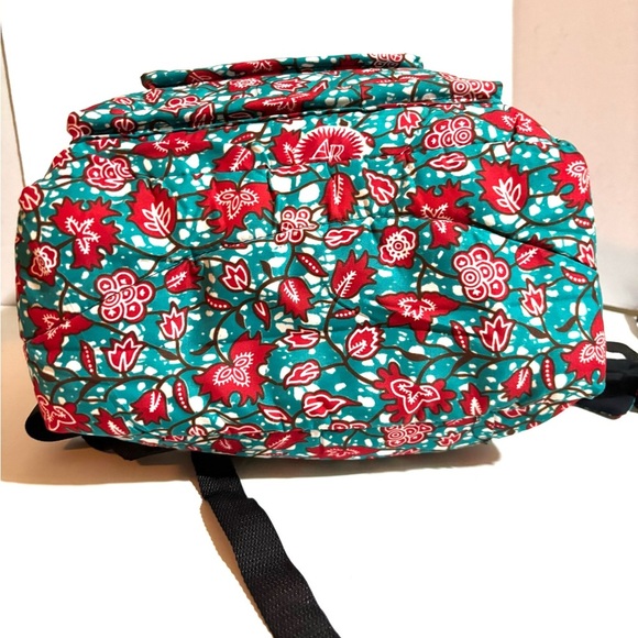 African ankara unisex handmade geometric backpack - Picture 5 of 5